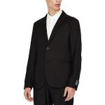 Vestes de costume de créateur Armani Exchange noires en viscose lavable en machine Taille XXS look fashion pour homme 