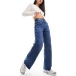 Jeans taille haute de créateur Armani Exchange bleus look casual pour femme 