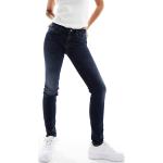 Jeans skinny de créateur Armani Exchange bleu marine pour femme en promo 