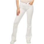 Jeans de créateur Armani Exchange blancs en toile Taille 3 XL coupe flare pour femme 
