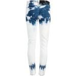 Jeans skinny de créateur Armani Exchange blancs à logo délavés 