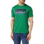 T-shirts de créateur Armani Emporio Armani verts à manches courtes à manches courtes à col rond Taille M look fashion pour homme 