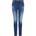 Jeans skinny de créateur Armani Exchange bleus délavés stretch W25 L28 pour femme en promo 