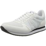 Chaussures de sport de créateur Armani Exchange blanches respirantes look fashion pour homme en promo 