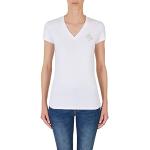 T-shirts de créateur Armani Emporio Armani blancs à manches courtes à manches courtes Taille XS look fashion pour femme 