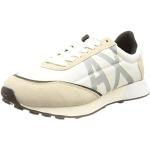 Chaussures de sport de créateur Armani Exchange blanches en cuir pour pieds étroits Pointure 40 look fashion pour femme 