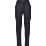 Pantalons taille haute de créateur Armani Exchange bleus en coton Taille 3 XL pour femme 