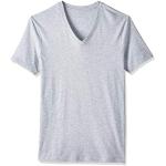T-shirts col V de créateur Armani Exchange gris en coton lavable en machine à manches courtes à col en V Taille M look fashion pour homme en promo 