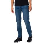 Jeans droits de créateur Armani Exchange bleus W34 look fashion pour homme 