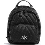 Sacs à dos de créateur Armani Exchange noirs en fibre synthétique look fashion 3L pour femme 