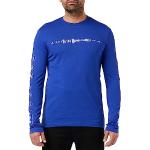 T-shirts de créateur Armani Exchange bleus à manches courtes à manches courtes Taille L look fashion pour homme 