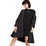 Robes sweat de créateur Armani Exchange noires à logo à New York à manches longues Taille L look casual pour femme 