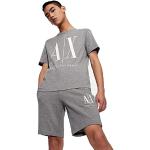 T-shirts de créateur Armani Exchange gris en jersey à manches courtes à manches courtes Taille XS look fashion pour homme 