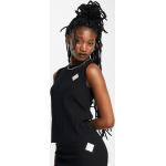 Gilets de créateur Armani Exchange noirs à logo en viscose sans manches sans manches Taille M classiques pour femme en promo 