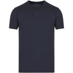 T-shirts basiques de créateur Armani Exchange bleus en coton Taille M classiques pour homme 