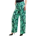 Pantalons large de créateur Armani Exchange verts en viscose Taille XS pour femme 