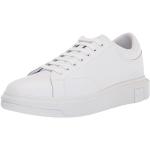 Chaussures de sport de créateur Armani Exchange blanches à logo Pointure 42 look fashion pour homme en promo 