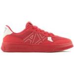Chaussures de sport de créateur Armani Exchange rouges Pointure 43 look fashion pour homme 