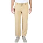 Pantalons en lin de créateur Armani Jeans marron Taille M look fashion pour homme 