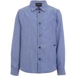 Chemises Armani bleues en seersucker de créateur Taille 10 ans pour fille de la boutique en ligne Miinto.fr avec livraison gratuite 