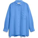 Chemises bleues en lyocell en lin Taille XS pour femme 