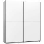 Armoire 2 portes coulissantes - Panneaux de particules - Blanc - L 170,3 x P 61,2 x H 190,5 cm - ULOS