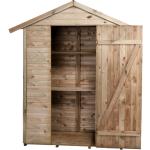 Armoire de jardin pin autoclave FSC Hauteur 200 cm Armoire en bois armoire  - Ciel & terre