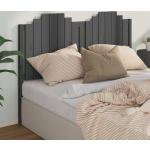 Têtes de lit design grises en bois massif modernes en promo 