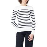 Armor Lux, Pull Marin "Groix" Héritage Femme, Blanc, 40 (Taille Fabricant: 2)
