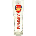 Arsenal FC Pint en verre à pinte Motif drapeau de football Transparent Taille unique