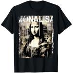 Art abstrait du graffiti Art de Léonard de Vinci Mona Lisa T-Shirt