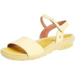 Sandales plates Art jaunes en cuir Pointure 36 look fashion pour femme 