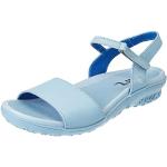 Sandales plates Art bleu ciel en caoutchouc Pointure 39 look fashion pour femme 
