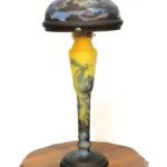 Art Deco Lampe En Pâte De Verre/Lamp Glass