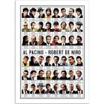 Art-Poster - Al Pacino & Robert De Niro Olivier Bourdereau