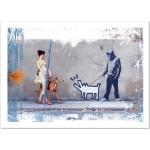Affiches blanches Banksy 