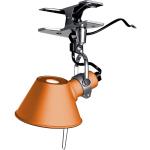 Lampes design Artemide Tolomeo orange en aluminium 