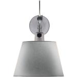 Lampes design Artemide Tolomeo grises en aluminium 