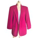 Blazers vintage rose fushia en laine Taille M classiques pour femme 