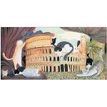 Artopweb Gatti Al Colosseo Panneaux Decoratifs, Multicolore, 95x47 Cm