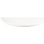 Assiettes plates Asa blanches en porcelaine diamètre 27 cm 