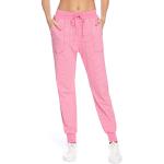 Pantalons de pyjama roses à rayures Taille M look fashion pour femme en promo 