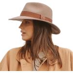 Chapeaux Fedora d'automne en feutre Pays 57 cm Taille XL classiques pour femme 