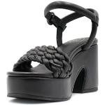 Sandales à talons Ash noires Pointure 38 avec un talon de plus de 9cm look fashion pour femme 