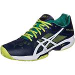 Chaussures de tennis  Asics Solution Speed bleu indigo en toile Pointure 39 look fashion pour homme 