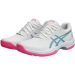 ASICS Femme Gel-Game 9 Padel Sneaker, White/Gris Blue, 41.5 EU