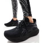 Chaussures Asics Nimbus noires en caoutchouc en cuir Pointure 40,5 pour femme en promo 