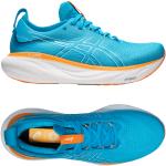Chaussures de running Asics Nimbus bleues en caoutchouc respirantes Pointure 44,5 pour homme en promo 