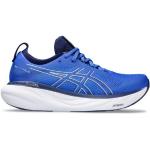 Chaussures de running Asics Nimbus bleues pour homme en promo 