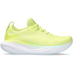 Chaussures de running Asics Nimbus jaunes pour homme en promo 